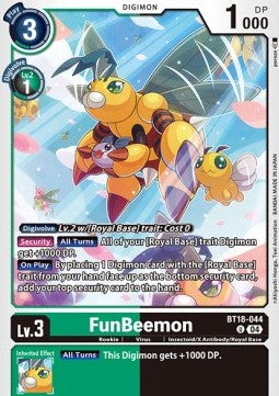 FunBeemon (BT18-044) - Special Booster Ver 2.0 (Uncommon) [SB2.0-044]