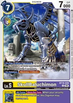 SkullBaluchimon (BT19-039) - Special Booster Ver 2.0 (Uncommon) [SB2.0-BT19-039]