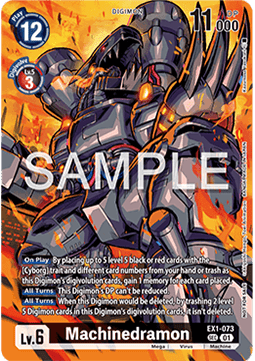 Machinedramon (EX1-073) (V.1) - Promos: Special Booster Ver 2.0 (Alternative Art) [SB2.0P-EX1-073]