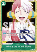 Where the Wind Blows (P-058) - Starter Deck: Green Uta (Promo) [ST-16-P-058]