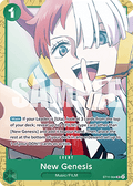 New Genesis (ST11-004) - Starter Deck: Green Uta (Super Rare) [ST-16-ST11-004]