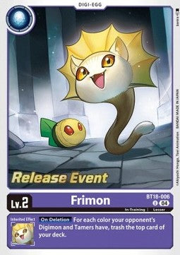 Frimon (BT18-006) - Promos: Special Booster Ver 2.0 (Uncommon) [SB2.0P-BT18-006]