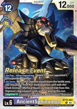 AncientSphinxmon (BT18-084) - Promos: Special Booster Ver 2.0 (Rare) [SB2.0P-BT18-084]