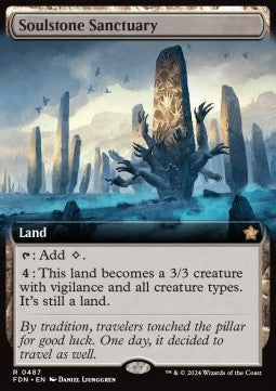 Soulstone Sanctuary (V.3) - Magic: The Gathering Foundations: Extras (Rare) [XFDN-487]