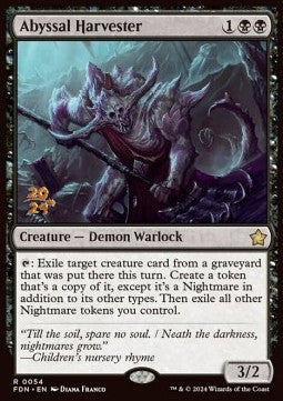 Abyssal Harvester - Magic: The Gathering Foundations: Promos (Rare) [PFDN-54]