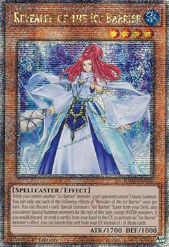 Revealer of the Ice Barrier (V.5 - Quarter Century Secret Rare) - Quarter Century Bonanza (Quarter Century Secret Rare) [RA03-028]