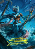 Art Series: Kiora, the Rising Tide (V.2) - Magic: The Gathering Foundations: Extras (Tip Card) [XFDN-A30]