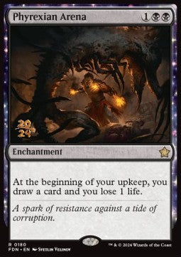 Phyrexian Arena (V.1) - Magic: The Gathering Foundations: Promos (Rare) [PFDN-180]