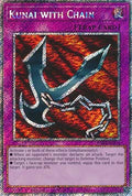Kunai with Chain (V.1 - Platinum Secret Rare) - Quarter Century Bonanza (Platinum Secret Rare) [RA03-204]