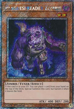 Plaguespreader Zombie (V.1 - Platinum Secret Rare) - Quarter Century Bonanza (Platinum Secret Rare) [RA03-207]
