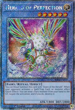 Herald of Perfection (V.1 - Platinum Secret Rare) - Quarter Century Bonanza (Platinum Secret Rare) [RA03-237]