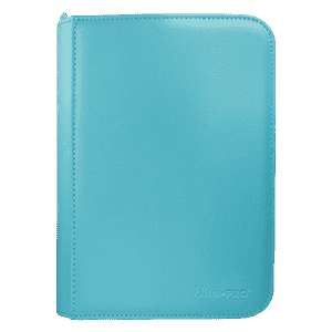 Ultra-Pro Vivid 4-Pocket Zippered PRO-Binder (Light Blue)