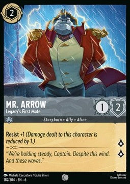 Mr. Arrow - Legacy's First Mate - Azurite Sea (Common) [6AZS-182]