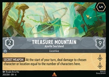 Treasure Mountain - Azurite Sea Island (V.1) - Azurite Sea (Rare) [6AZS-203]
