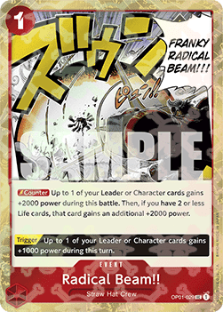 Radical Beam!! (OP01-029) (V.2) - The Best (Uncommon) [PRB01-OP01-029]