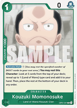 Kouzuki Momonosuke (OP01-041) (V.1) - The Best (Rare) [PRB01-OP01-041]