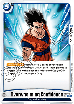 Overwhelming Confidence (FB04-047) - Ultra Limit [Fusion World] (Rare) [FB04-047]