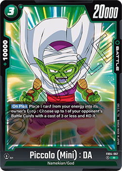 Piccolo (Mini) : DA (FB04-067)  (V.1 - Rare) - Ultra Limit [Fusion World] (Rare) [FB04-067]
