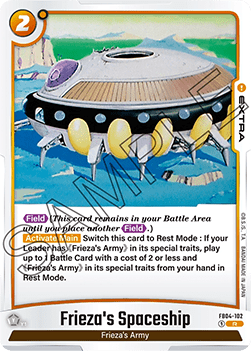 Frieza's Spaceship (FB04-102) - Ultra Limit [Fusion World] (Rare) [FB04-102]