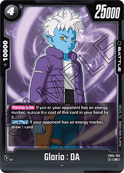 Glorio : DA (FB04-105)  (V.1 - Rare) - Ultra Limit [Fusion World] (Rare) [FB04-105]