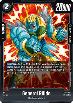 General Rilldo (FB04-125) - Ultra Limit [Fusion World] (Rare) [FB04-125]