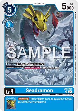 Seadramon (EX8-021) (V.1) - Chain of Liberation (Uncommon) [EX-08-021]