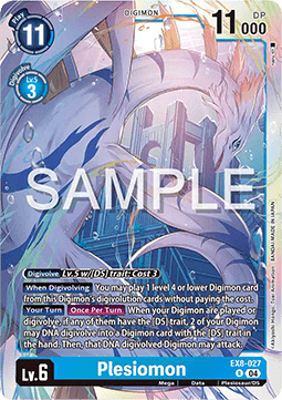 Plesiomon (EX8-027) - Chain of Liberation (Rare) [EX-08-027]