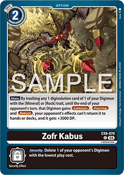 Zofr Kabus (EX8-070) (V.1) - Chain of Liberation (Common) [EX-08-070]