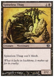 Spineless Thug - Eighth Edition (Common) [8ED-166]
