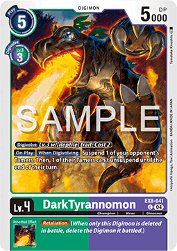 DarkTyrannomon (EX8-041) (V.1) - Chain of Liberation (Common) [EX-08-041]