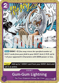 Gum-Gum Lightning (OP09-077) - Emperors in the New World (Uncommon) [OP09-077]