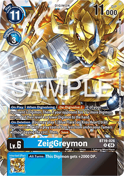 ZeigGreymon (BT19-026) - Special Booster Ver 2.5 (Rare) [SB2.5-BT19-026]