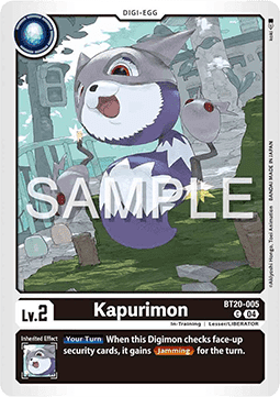 Kapurimon (BT20-005) - Special Booster Ver 2.5 (Common) [SB2.5-005]