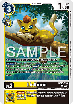 Liollmon (BT20-030) - Special Booster Ver 2.5 (Uncommon) [SB2.5-030]