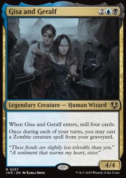 Gisa and Geralf - Innistrad Remastered (Rare) [INR-237]