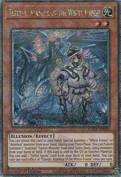 Elzette, Azamina of the White Forest (V.2 - Quarter Century Secret Rare) - Supreme Darkness (Quarter Century Secret Rare) [SUDA-008]