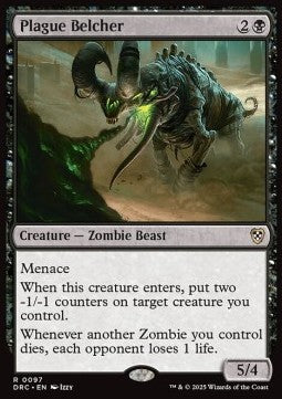 Plague Belcher - Commander: Aetherdrift (Rare) [DRC-97]
