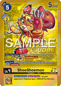ShoeShoemon (P-135) - Judge Promos (Alternative Art) [JP-P-135]