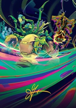 Art Series: Thundering Broodwagon (V.2) - Aetherdrift: Extras (Tip Card) [XDFT-A48]