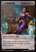 Pilot Token (C 1/1) // Zombie Token (B 2/2) - Aetherdrift: Tokens (Token) [TDFT-T 1/3]