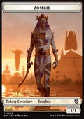 Zombie Token (W 1/1) // Shapeshifter Token (U 2/2) - Aetherdrift: Tokens (Token) [TDFT-CT 3/4]