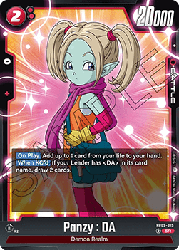 Panzy : DA (FB05-013)  (V.1 - Rare) - New Adventure [Fusion World] (Rare) [FB05-013]