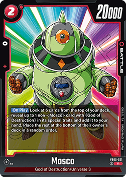 Mosco (FB05-021) - New Adventure [Fusion World] (Rare) [FB05-021]