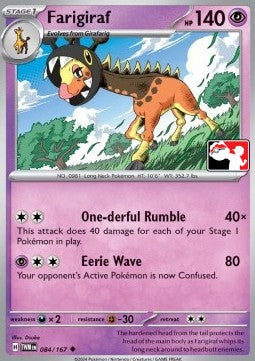 Farigiraf - Play! Pokémon Prize Pack Series Six (Prize Pack Series) [PPS6-TWM 084]