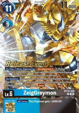 ZeigGreymon (BT19-026) - Promos: Special Booster Ver 2.5 (Alternative Art) [SB2.5P-BT19-026]