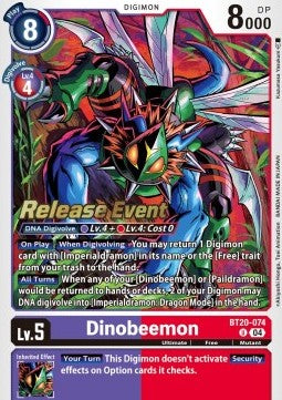 Dinobeemon (BT20-074) - Promos: Special Booster Ver 2.5 (Alternative Art) [SB2.5P-BT20-074]