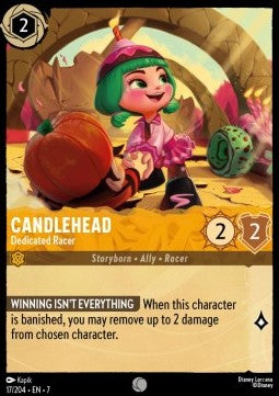 Candlehead - Dedicated Racer - Archazia's Island (Common) [7ARI-17]