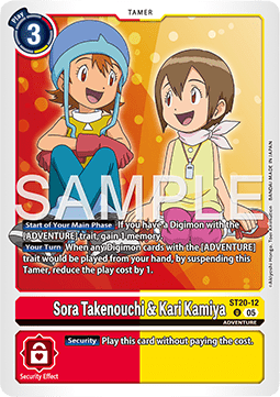 Sora Takenouchi & Kari Kamiya (ST20-12)