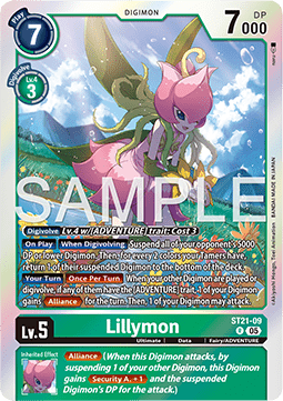 Lillymon (ST21-09) - Starter Deck: Hero of Hope (Rare) [ST-21-09]