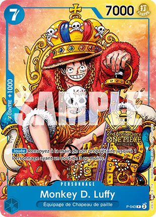 Monkey.D.Luffy (P-043) (V.3) - Promos (Promo) [P-043]